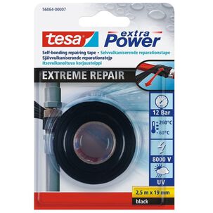 Cinta Extreme Repair Autosoldable Negra 19mm X 2.5mts Tesa